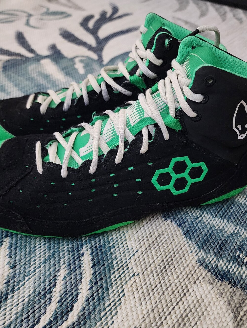 Rudis SF Tbilisi 2.0 Wrestling Shoes Mens Size 10 Black Green Dave Schultz Club